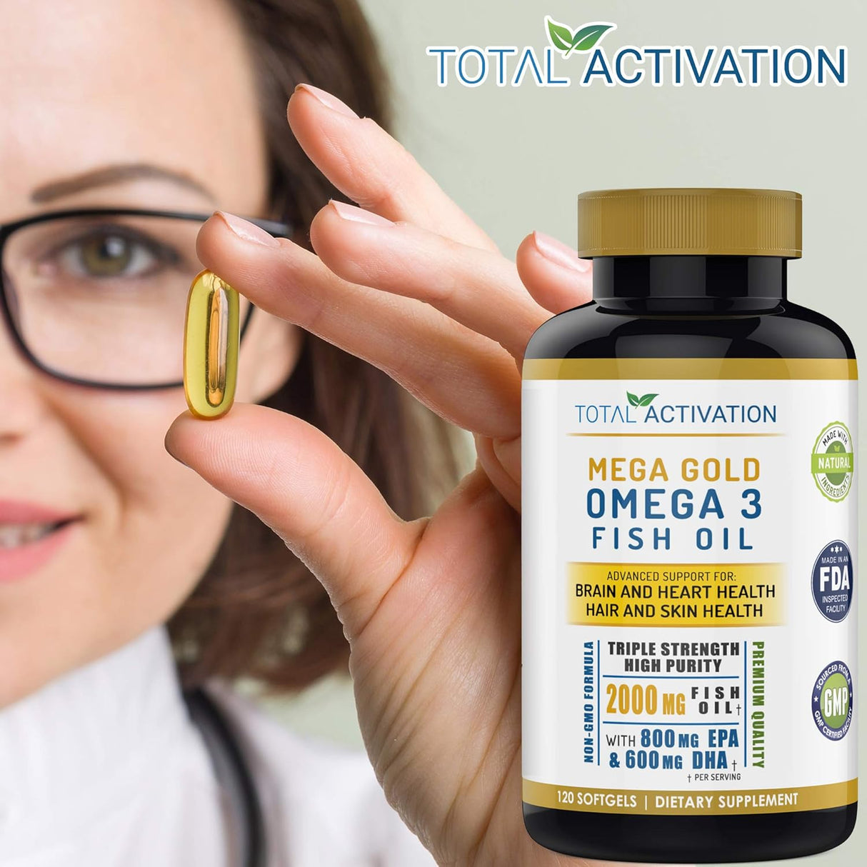Aceite de Pescado Omega 3 Dr. Formula 2000 mg con Vitamina E