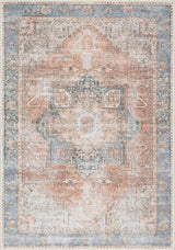 Alfombra Adiva Lavable 2x3 con Antideslizante, Vintage