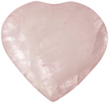 Cuarzo rosa Corazón de soplo  Tamaño 1 pulgada