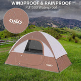 Tienda de campaña 2 personas, impermeable, fácil montaje, modelo X.