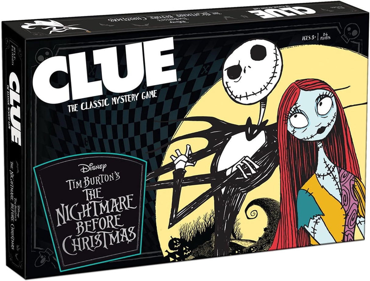 Juego de Clue: Disney El extraño mundo de Jack, personajes icónicos