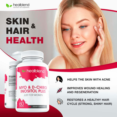 Suplementos Myo  D-Chiro Inositol Plus equilibrio hormonal