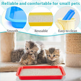 3 Cajas de arena para gatos Tessco multicolor