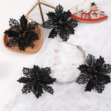Flores Poinsettia Artificiales 16 Pcs - Wironlst, Decoraciones