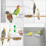 Jaula de metal para pájaros Yaheetech