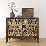 Papel Tapiz Removible Adhesivo 17.5in X 23ft Retro Funky