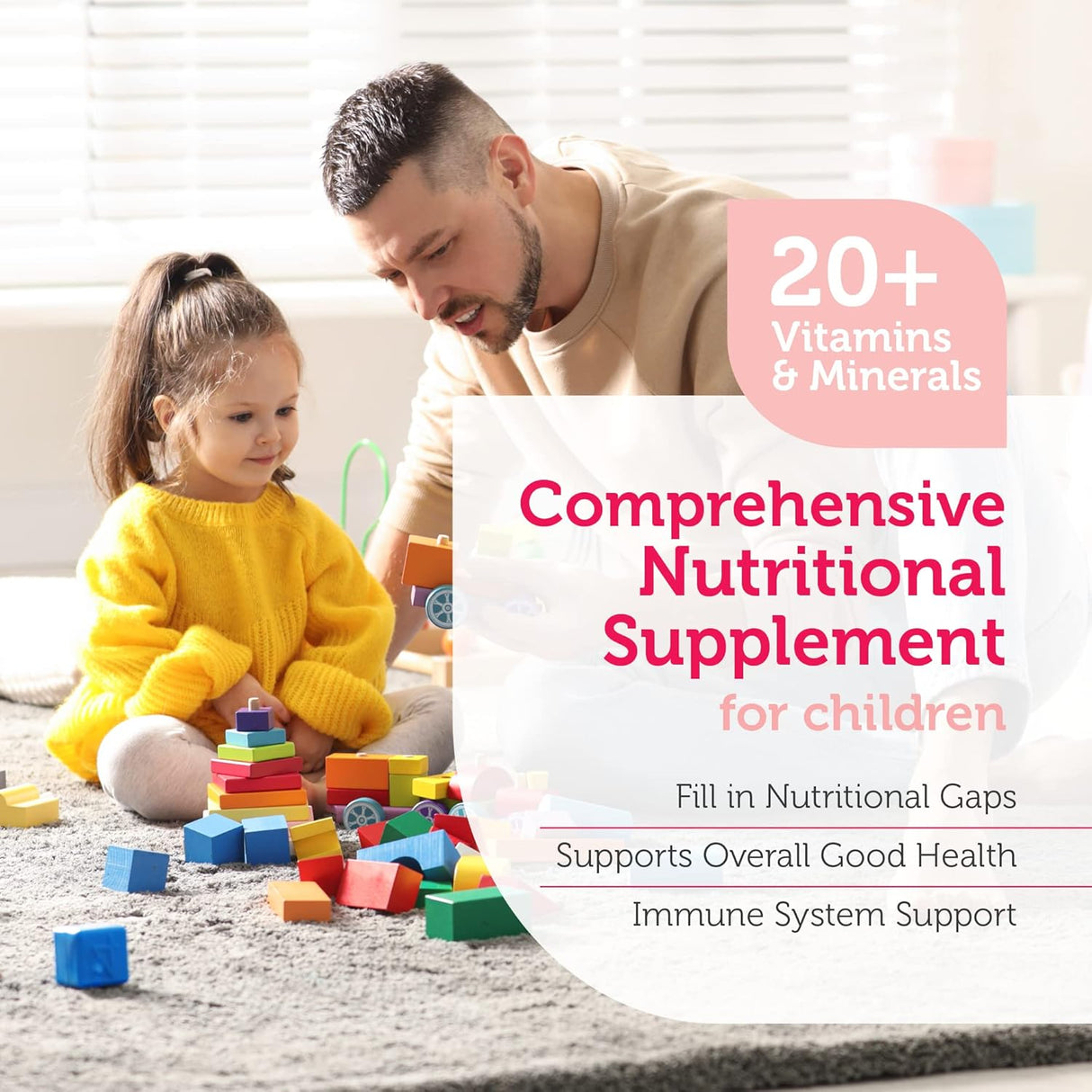 Suplemento mineral y multivitamínico óptimo para niños