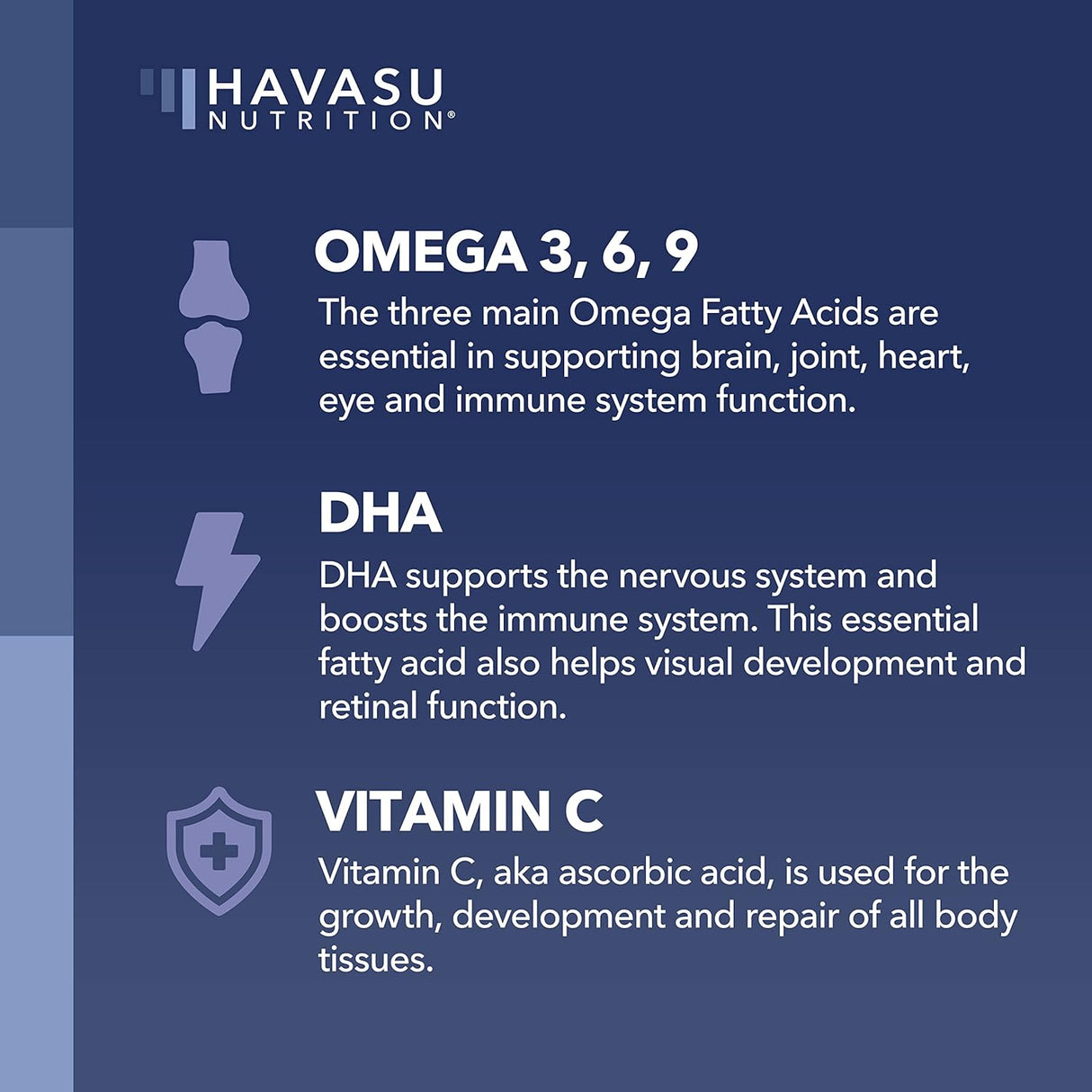 Gomitas Omega 3-6-9 + DHA Vegetarianas Apoyo Integral Adultos