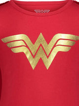 Disfraz Wonder Woman DC Comics Con Falda y Capa para Niños