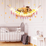 Hamaca para Peluches con Luz LED, Almacenamiento para Niños
