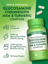 Complejo de Glucosamina y Condroitina Nature's Truth 60 Caplets