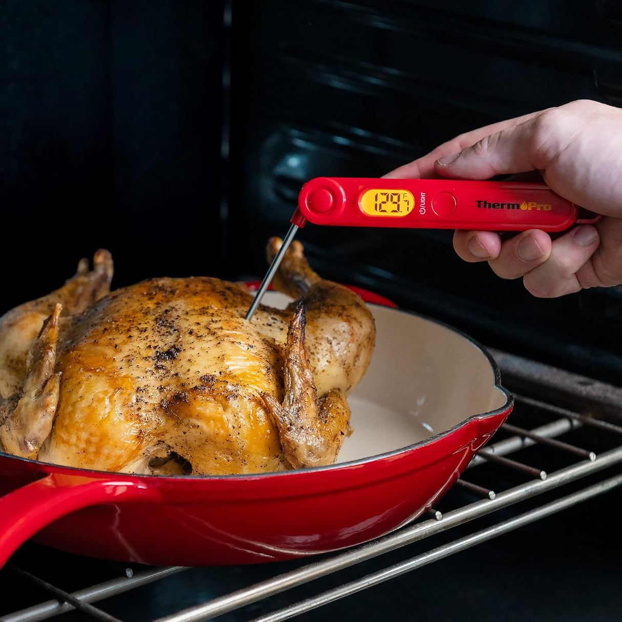 Termómetro Digital de Carne ThermoPro TP-03B con Luz y Imán