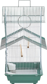 Jaula para aves talla S Verde y Blanco