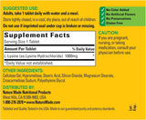 L-Lisina 1000 mg, Suplemento Dietético, Nature Made, 60 Tablas