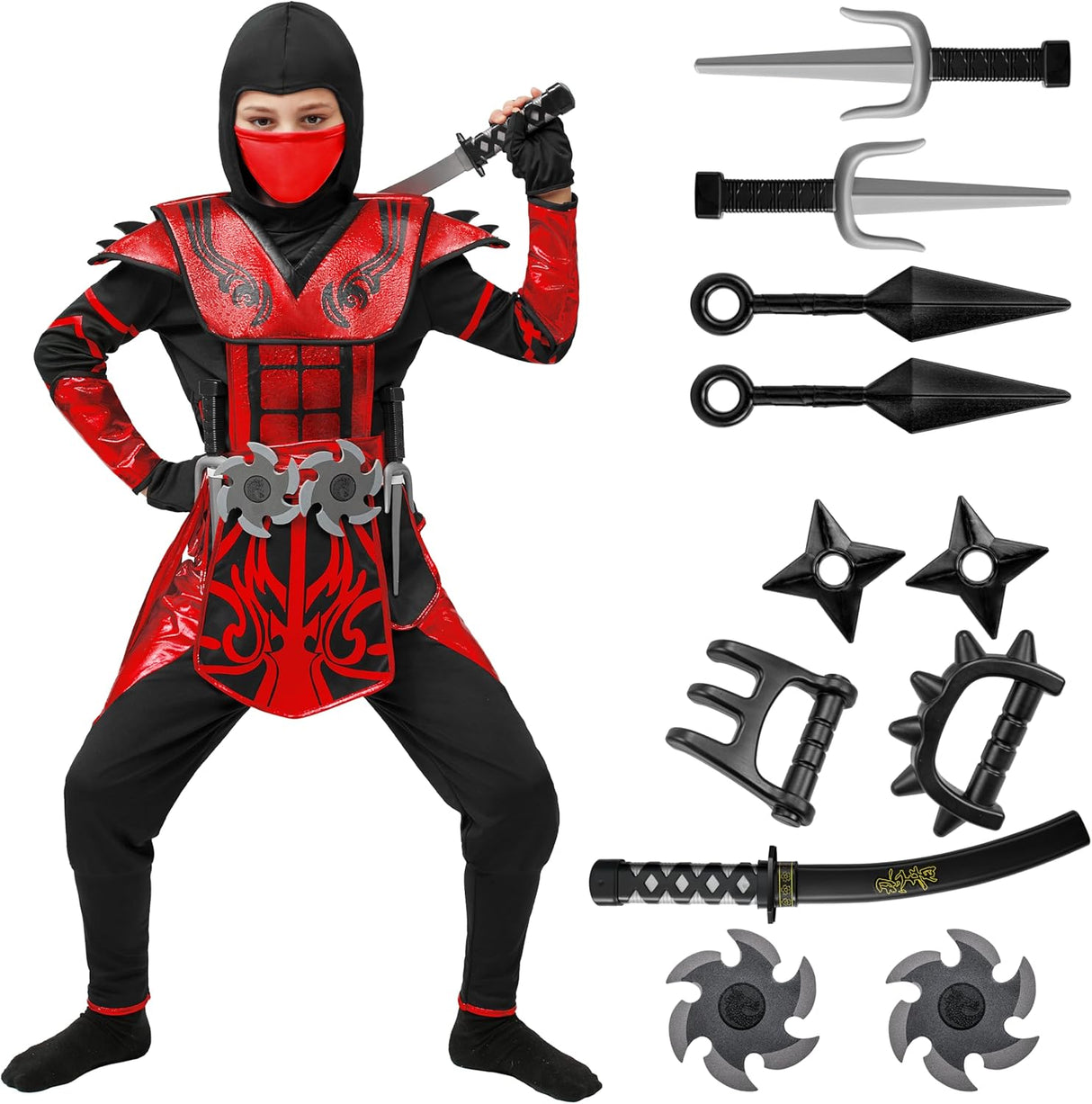Disfraz de Ninja para Niños Spooktacular Creations, Halloween