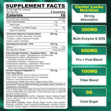Suplemento Gomitas de enzimas digestivas sin azúcar, 1000 mg
