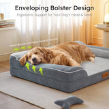 Cama ortopédica para perros grandes, con gel de enfriamiento, 36
