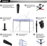 Carpa Plegable ABCCANOPY 10x10 Comercial (Blanca)