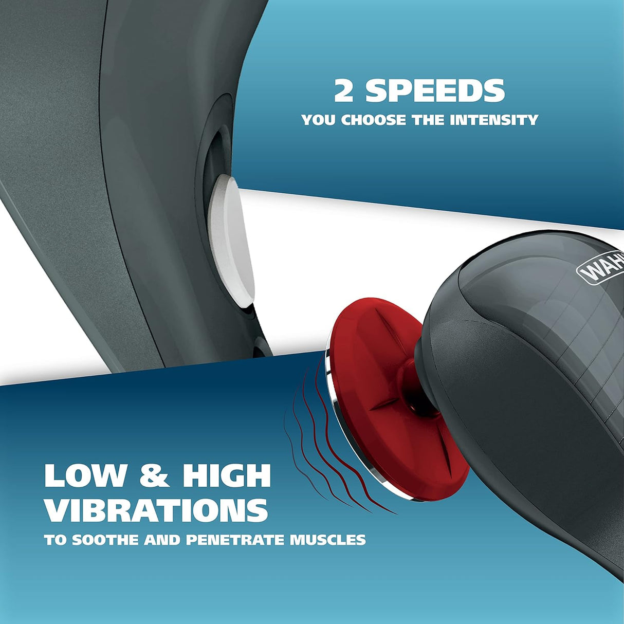 Masajeador Vibratorio Wahl - Terapia Calorífica, Modelo 4196-1201