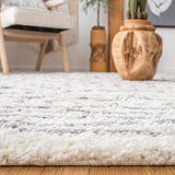 Alfombra Runner Shag, Diseño Marroquí, Ideal para Áreas de Tráfico