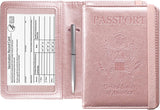 Porta Documentos y Tarjetas  pasaporte y tarjeta de vacuna