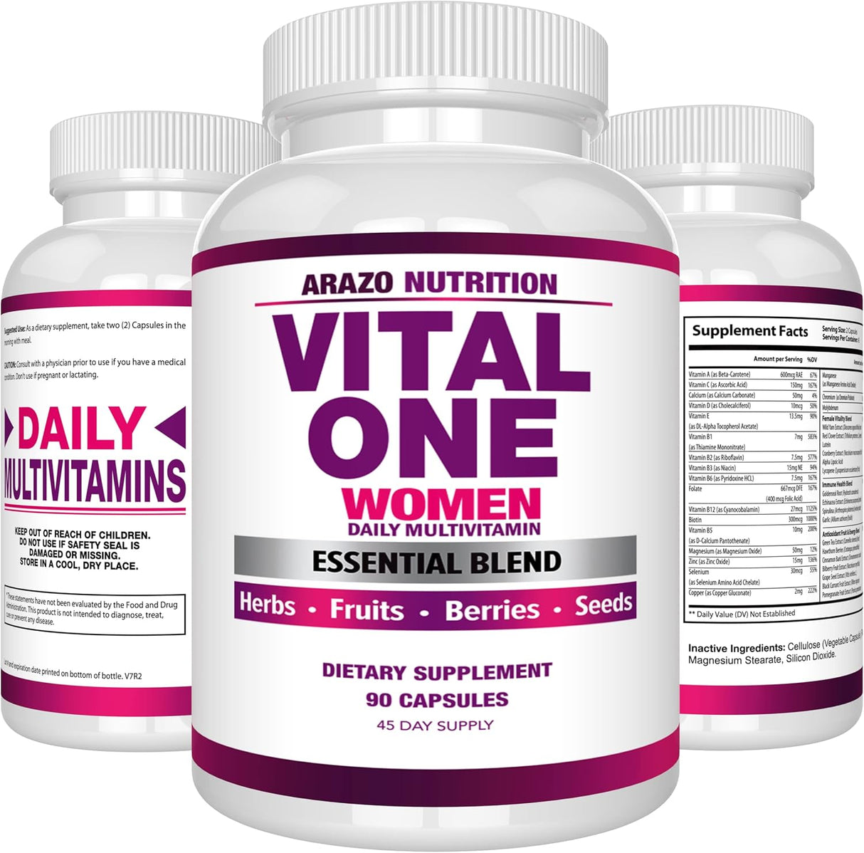 Suplementos Nutrition Vital One Multivitamínico para mujer