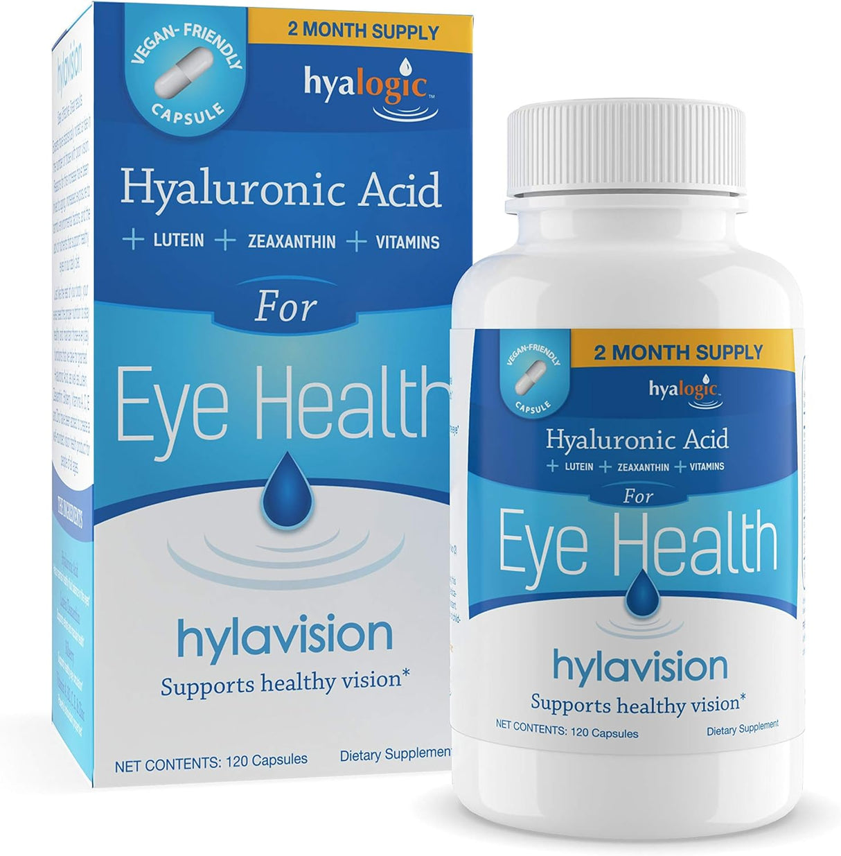 Suplementos de salud ocular HylaVision  apoyo de la visión