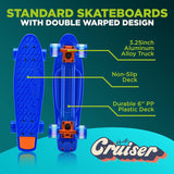Skateboards o patineta azul para niños Hurtle HCSK103