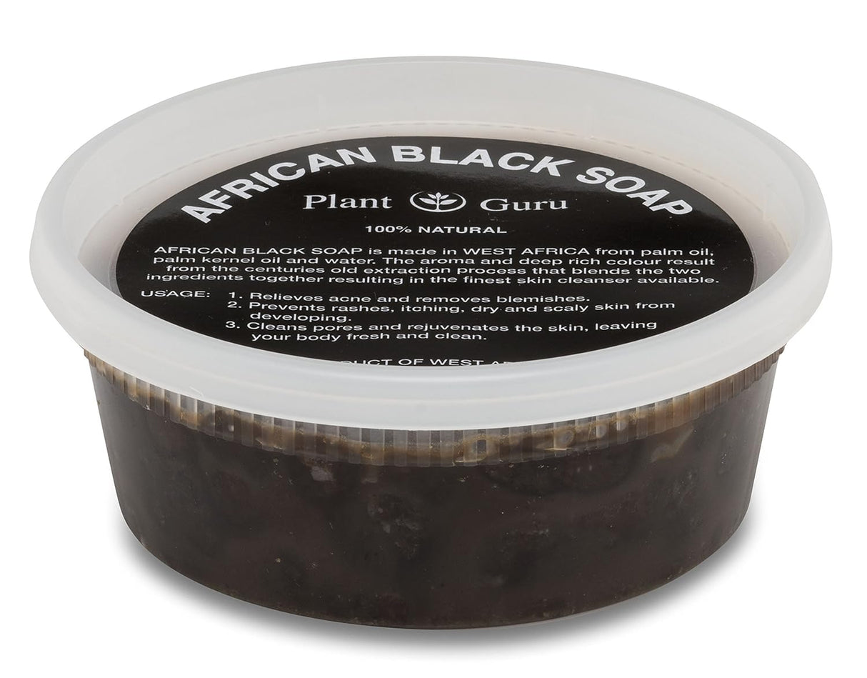 Pasta de jabón negro africano de 8 onzas Plant Guru