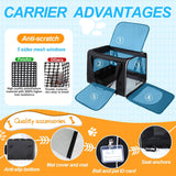 Transportín Petskd 24x17x17 para gatos y perros medianos