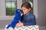 Peluche de guacamayo jacinto para niños 12 pulgadas