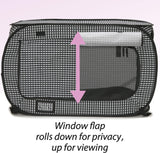 Jaula portátil sin estrés y caja de arena Necoichi