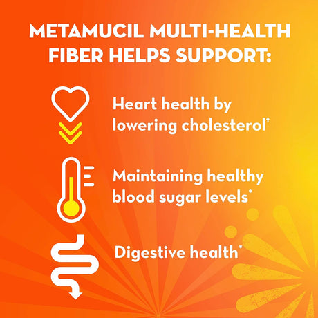 Suplemento de fibra Metamucil, salud digestiva, 160 cápsulas