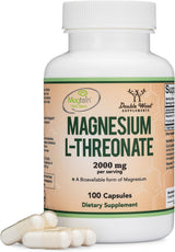 Cápsulas de magnesio L threonate, suplemento alta absorción