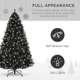 Árbol de Navidad Artificial 6ft Best Choice Products, 250 Luces