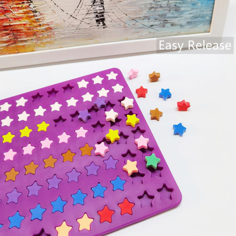 Moldes de Silicona Mini Estrella, Marca: Sin referencia, 4 piezas