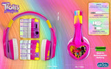 Auriculares Bluetooth eKids Trolls, Plegables y Con Micrófono