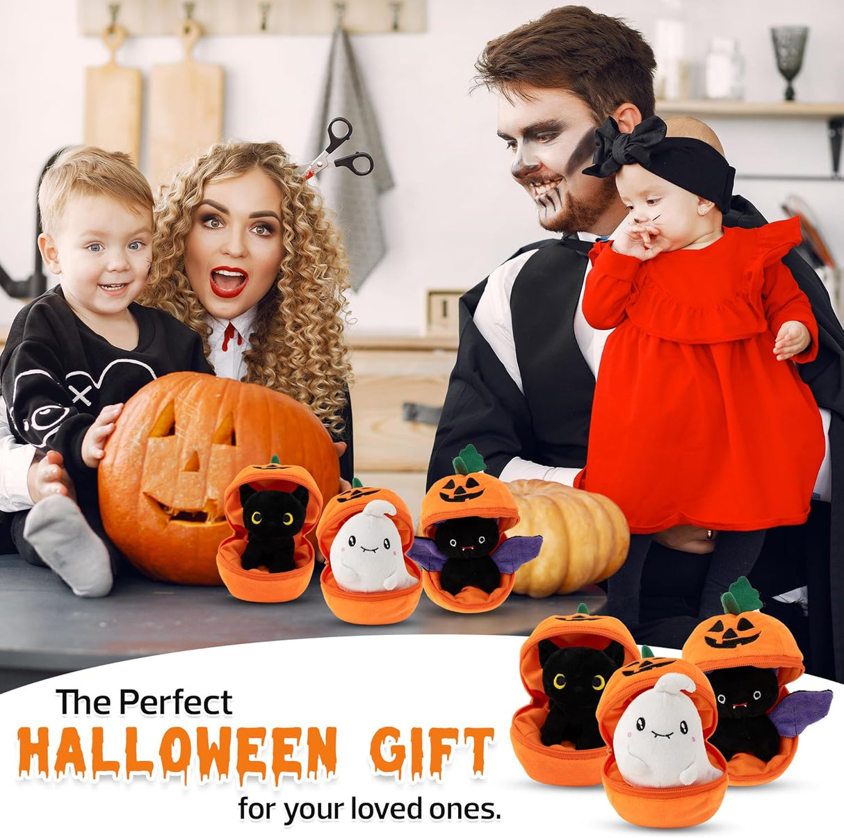 Peluche Fantasma con Bolsa - Decoración Halloween - Edición Especial