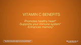 Suplemento Dr. Mercola  VitaminaC 1,000 mg 180 cápsulas