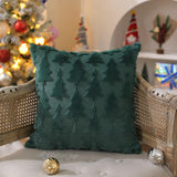 Cojines navideños DFXSZ 18x18, suave pelaje falso, modelo PTK009A18