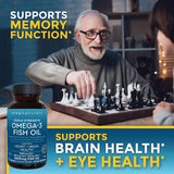 Suplemento de Aceite de Pescado Omega 3 Viva Naturals 2500 mg
