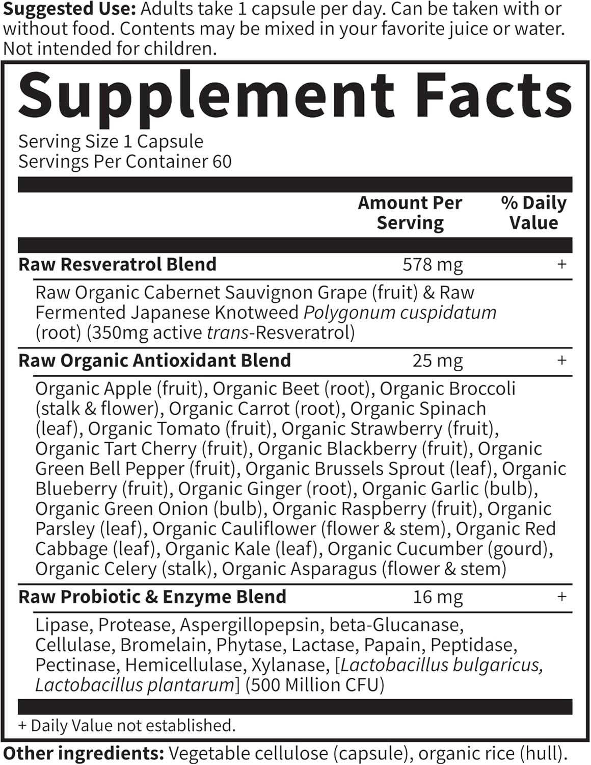 Suplementos Alimenticios de resveratrol cardíaco