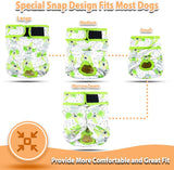 Langsprit - Pañales lavables para perro hembra para perritas