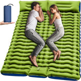 Colchón Inflable Doble 4 Autoinflable con Bomba y Almohada