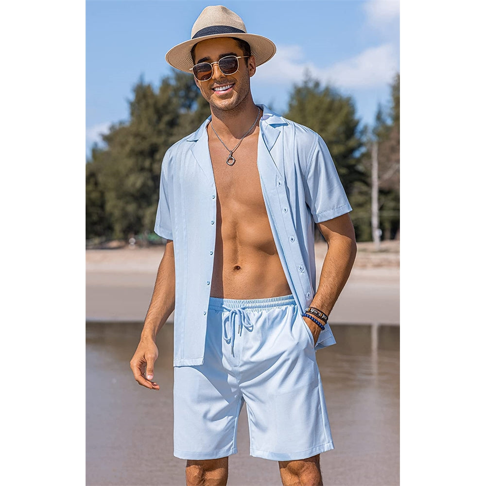 Conjunto deportivo corto de 2 piezas para hombre