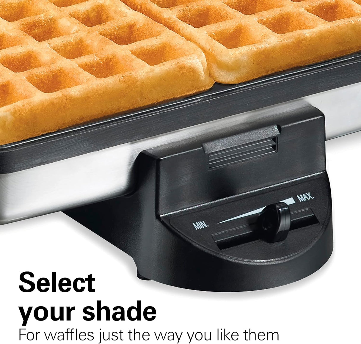 Wafflera estilo belga 26009 de Hamilton Beach Plateado