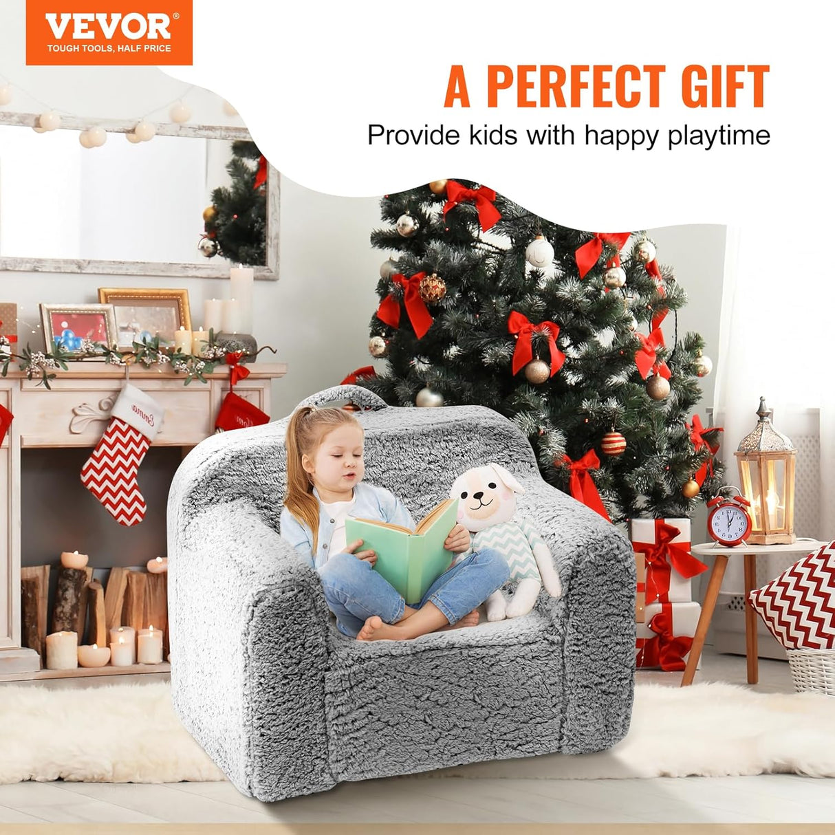 Sillón para niños, sofá para niños con esponja. VEVOR