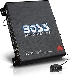 Amplificador Monoblock 1100W, 2-8 Ohm, Entrada de Bajo/Nivel Alto