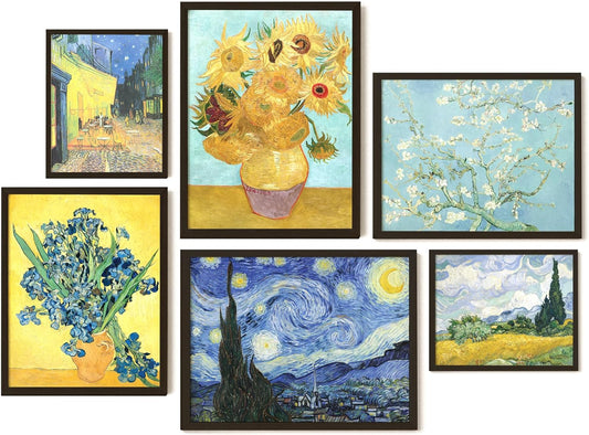 Pósters de Van Gogh, arte famoso, decoración del hogar