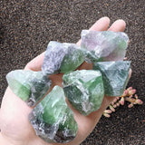 Fluorita - Piedras naturales en bruto de 2 pulgadas, cristales